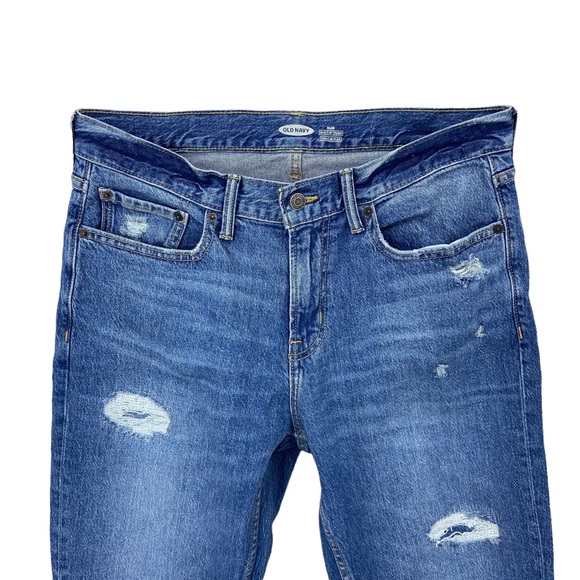 OLD NAVY Slim Denim Jeans, Distressed - Picture 3 of 7
